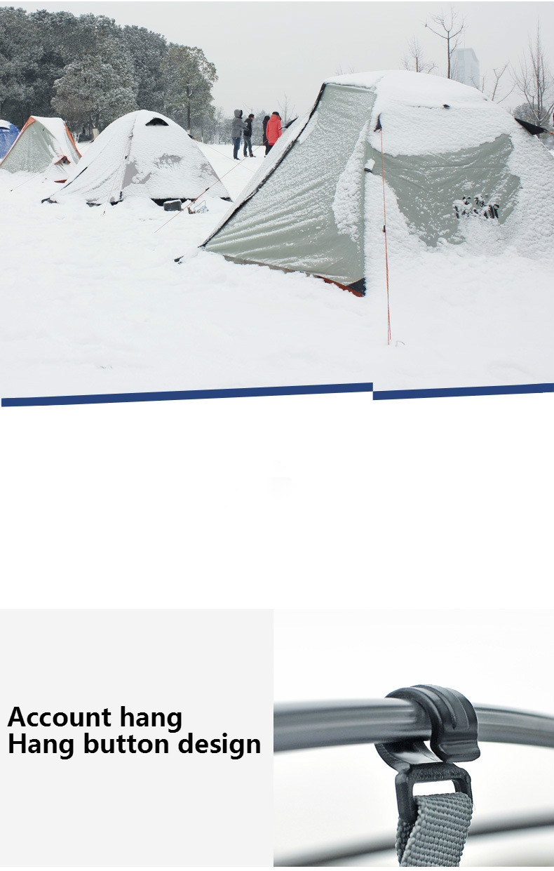 Cheap Goat Tents Hewolf Tent professional outdoor men women double layer double tent field camping equipment four seasons rainstorm camping tent Tents 